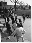 Students Leaving Sturgess Hall, SUNY Geneseo by SUNY Geneseo