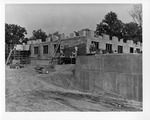 Cement block construction with brick face by SUNY Geneseo