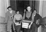 Moving the book collection into Fraser Hall Library (interior) by SUNY Geneseo