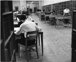 Students using the new Fraser Hall Library by SUNY Geneseo