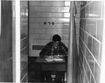 Hiding in corners to study is nothing new! Fraser Hall Library (interior) by SUNY Geneseo