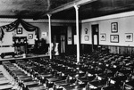 Stage of the primary department assembly room by SUNY Geneseo