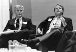 Forest McDonald (L) and Theodore Lowi (R) . Constitutional Conference 1988. by SUNY Geneseo