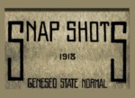 Snap Shots: Geneseo State Normal, 1918