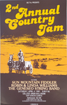 2nd Annual Country Jam featuring Sun Mountain Fiddler, Robin & Linda Williams, the Geneseo String Band
