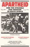 Apartheid and the Struggle for Freedom in South Africa: A Debate betwen Mark Mathabane and Stuart Pringle