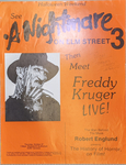 See A Nightmare on Elm Street then meet Freddy Kruger Live!