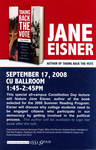 Jane Eisner, author of Taking Back the Vote