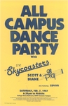 All Campus Dance Party with the Skycoasters and Scott Diane & 98 PXY