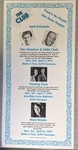There's No People Like Show People! April Schedule: Dan Sheehan & Eddie Clark, Passing Zone, Mary Brooks by Tom Matthews