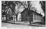 Wadsworth Library and Methodist Church, Geneseo, N.Y.